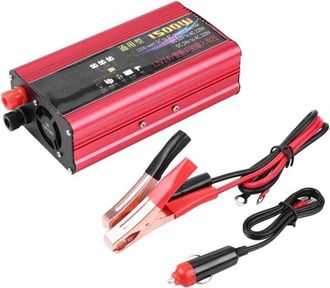 OEM Inversor Para Coche De 12 V/24 V Cc A 220 V Ca, 1500 W, Adaptador De Cargador Usb De Onda Sinusoidal Modificada