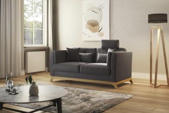 HOME AFFAIRE 2,5-Sitzer »Viva« wahlweise mit Holzrahmen aus Eiche