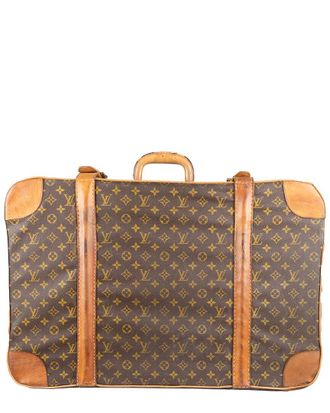 Louis Vuitton Brown Monogram Canvas Stratos 60 Travel Bag - 80S (Authentic Pre-Loved)