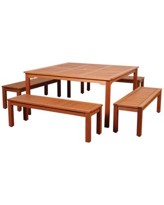 Amazonia Teak 5Pc Outdoor Set