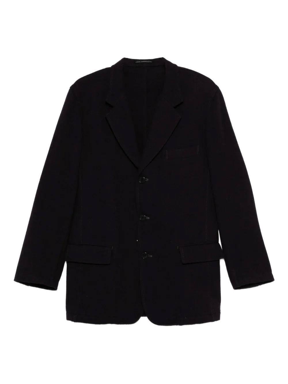 ジャケット・アウター Yohji Yamamoto 5B WOOL JACKET Yohji Yamamoto 1990s buttoned wool jacket - men - Wool