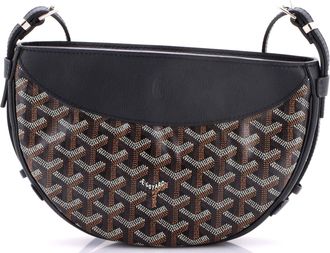 Goyard Hirondelle Shoulder Bag Coated Canvas and Leather