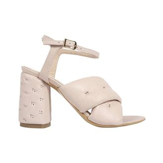 L37 Schoenen, Dames, Roze, 37 EU, Sandalen met hoge hakken