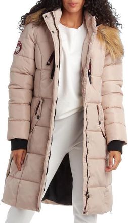 Canada Weather Gear Womens Heavyweight Long Parka Jacket in Sand at Nordstrom, Size 2X