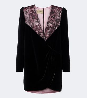 Valentino Abito corto in Cady Couture con raso