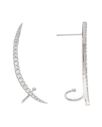 Rivka Friedman 18K Plated Cz Earrings