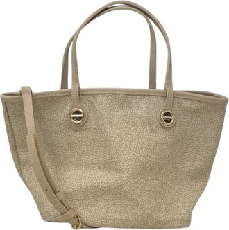 Borbonese Borsa Shopping Small - Dames - Shoppers - Beige - ONE Size - Tassen