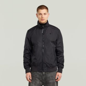 G-Star Blouson G-STAR Track Jacket, Herren, Gr. S, schwarz (dk schwarz), Web, Obermaterial: 100% Polyamid, unifarben, straight fit, angesetztes B&uuml;ndchen, Jac
