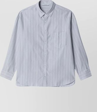 Acne Studios striped shirt long sleeves chest pocket