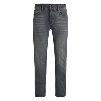 HUGO BOSS Jeans, Heren, Grijs, W35 L32, Denim, Delaware Slim-fit Jeans