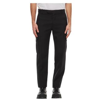 Alexander McQueen Cargo Broek - Heren - Straight fit broeken - Zwart - XL - Broeken
