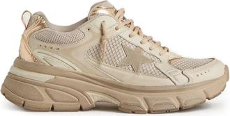 Golden Goose Lightstar Net Leather And Suede Upper Tpu Star Net Heel