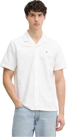 Helly Hansen Shore Short Sleeve Shirt - Heren - Fitness - Beige - S - Katoen - Fitness