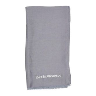 Emporio Armani Accessoires, Heren, Blauw, ONE Size, Hoofddoek