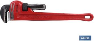 cofan Llave Stillson Heavy Duty Para Tubo L-36, Llave Grifa O Stillson Heavy Duty Curvada Reforzada Para Tubo Est&aacute;ndar. Herramienta De Fontaner&iacute;a. Medidas D