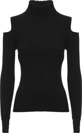 D.exterior Jersey de cuello alto acanalado - Knitwear - Mujer - Negro - S
