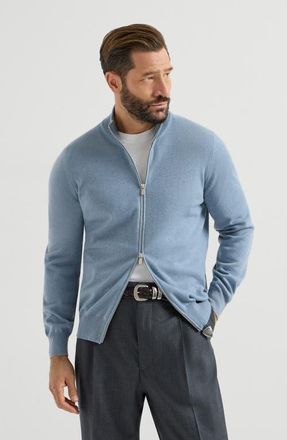 Brunello Cucinelli Cashmere cardigan in Slate at Nordstrom, Size 50 It