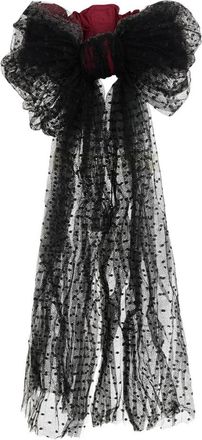Red Valentino Elegante Haarband - Dames - Haaraccessoires - Zwart - S - Tule - Accessoires