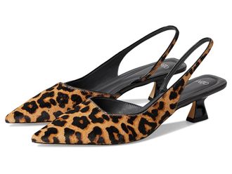 Franco Sarto Devin Womens Shoes Camel Brown Leopard Print : 5.5 M, Leather