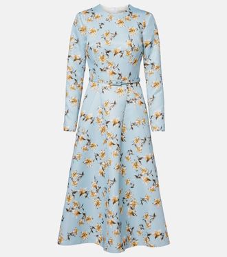 Emilia Wickstead Ucellina floral midi dress