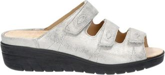 Durea Schoenen, Dames, Grijs, 38 EU, Leer, 7369 Slipper