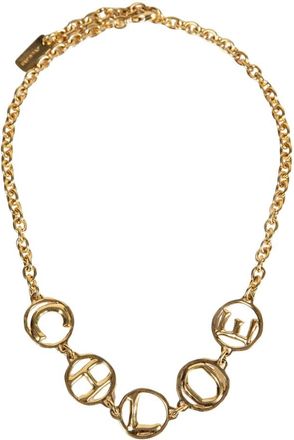 Chlo&eacute; Script Choker - Dames - Kettingen - Geel - ONE Size - Accessoires
