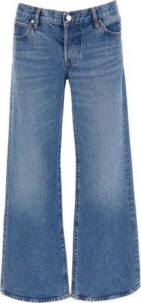 Frame Denim Dark Blue Flared High Rise Jeans