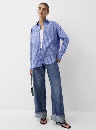 Jack & Jones Womens Jamie loose patterned shirt