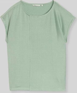 Tom Tailor Denim Relaxed Fit T-Shirt mit Rundhals Ausschnitt in Hellgruen, Gr&ouml;&szlig;e XS