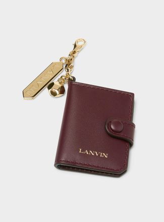 Lanvin Womens Leather photo album key holder