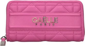 Ga&euml;lle Paris Portemonnee van kunstleer - Dames - Portefeuilles - Roze - ONE Size - Leer - Accessoires