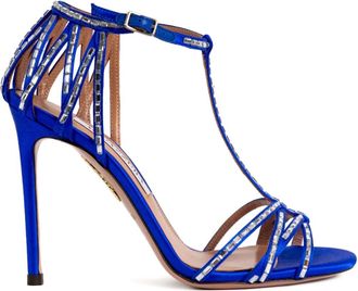Aquazzura 110 mm Forever More sandalen - Blauw