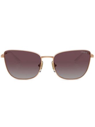 Vogue Eyewear Zonnebril met cat-eye montuur - Goud