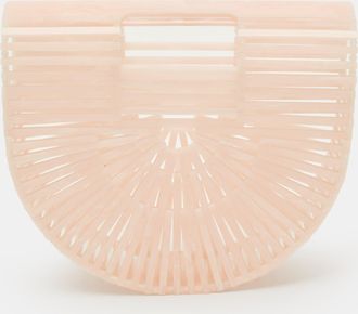 Cult Gaia Ark Mini Pink Acrylic Clutch