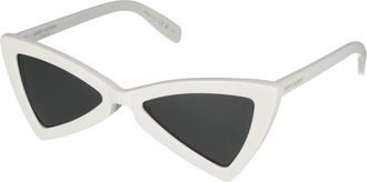 Saint Laurent Modieuze zonnebril - Dames - Zonnebrillen - Wit - 53 MM - Accessoires