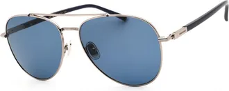 Ferragamo SF316S 021 Light Ruthenium/Blue/Blue