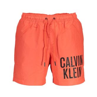 Calvin Klein Heren, Badkleding, Rood, Maat: XL Poliester