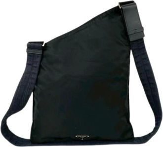 Prada Pre-owned Cross Body Bags, female, Black, Size: ONE SIZE Pre-owned Vintage Nylon Shoulder Bag