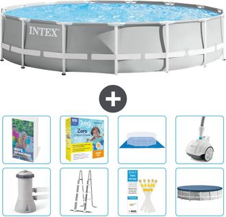 Intex Piscina Prism Frame Redonda - 457x107 Cm - 9-piezas S544