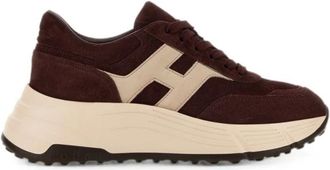 Hogan H669 Hi-Fi Trainers - female - Hogan - Sneakers - Brown - 4 1/2 UK - Shoes