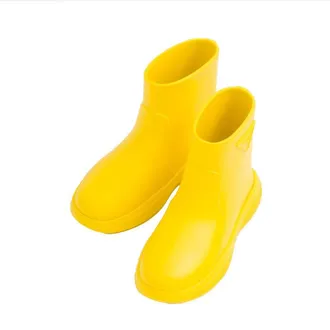 Prada Rubber Rain Boot - Yellow