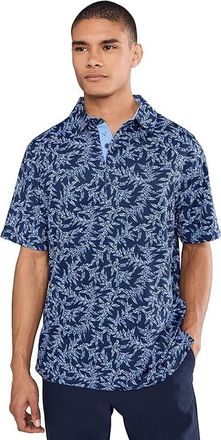 Callaway Chev Botanical Print Polo Mens Clothing Peacoat : 2XL, Elastane/Polyester