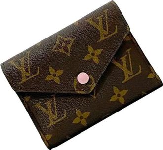 Louis Vuitton Pre-owned Wallets, female, Brown, Size: ONE SIZE Pre-owned Canvas Wallet