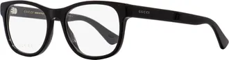 Gucci Rectangular Acetate Eyeglasses - Black