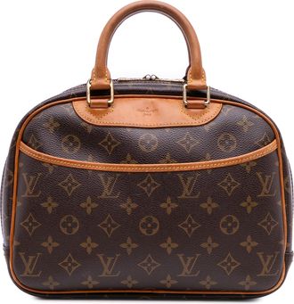 Louis Vuitton Boston Handtas Monogram Leer