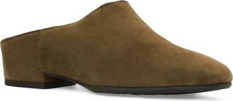 Aquatalia Umama Weatherproof Mule in Olive Suede at Nordstrom, Size 10.5