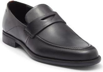 BOSS Kyron Penny Loafer in Black at Nordstrom Rack, Size 10.5Us / 9.5Uk