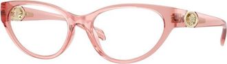 Versace Demo Cat Eye Ladies Eyeglasses VE3372U 5322 52