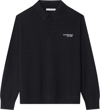 Acne Studios Trui - Heren - Polos - Zwart - XL - Tops