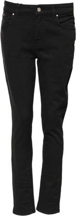 Dolce & Gabbana Zwarte Skinny Mid Waist Denim Jeans - Dames - Skinny Jeans - Zwart - M - Denim - Jeans